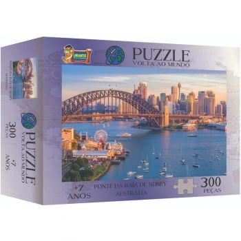 Quebra-cabeça 300 peças Puzzle Baía de Sydney Uriarte