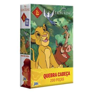 Quebra-cabeça 200 peças Lion King Jak