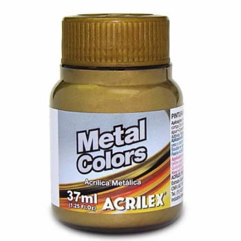 Tinta acrílica metal colors 37ml bronze Acrilex