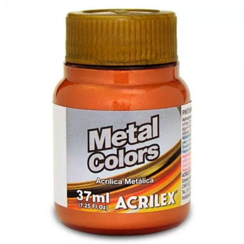 Tinta acrílica metal colors 37ml cobre Acrilex