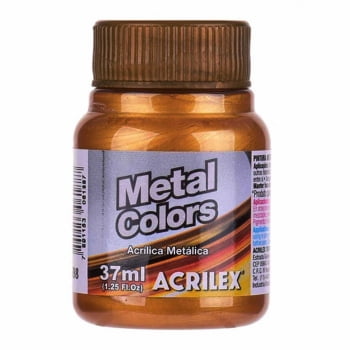 Tinta acrílica metal colors 37ml ouro velho Acrilex