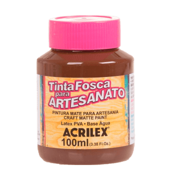 Tinta artesanato 100ml chocolate Acrilex