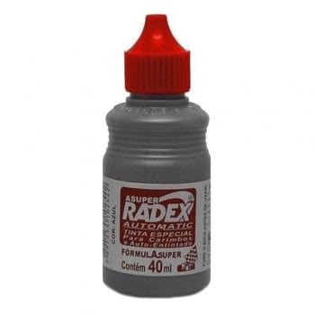 Tinta carimbo automático vermelho 40ml Radex