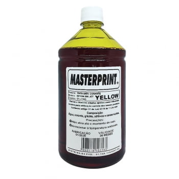 Tinta impressora universal Epson amarelo 1000ml Masterprint