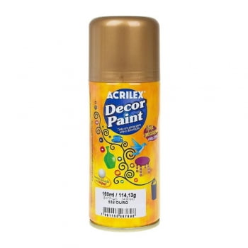 Tinta spray 150ml Ouro Acrilex